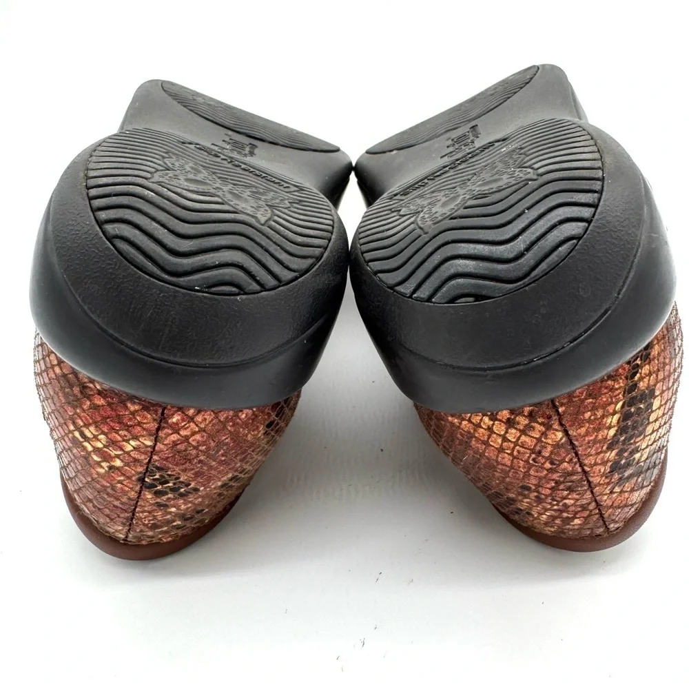 Alegria clogs Keli PRO Riches bronze copper snake size 9